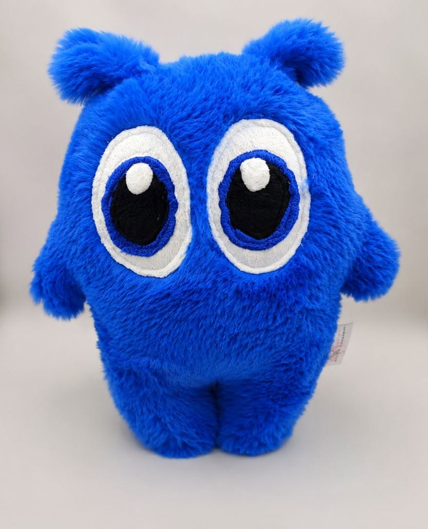 Monster- Plushy Thingy- Dark Blue (Fluffly Style)