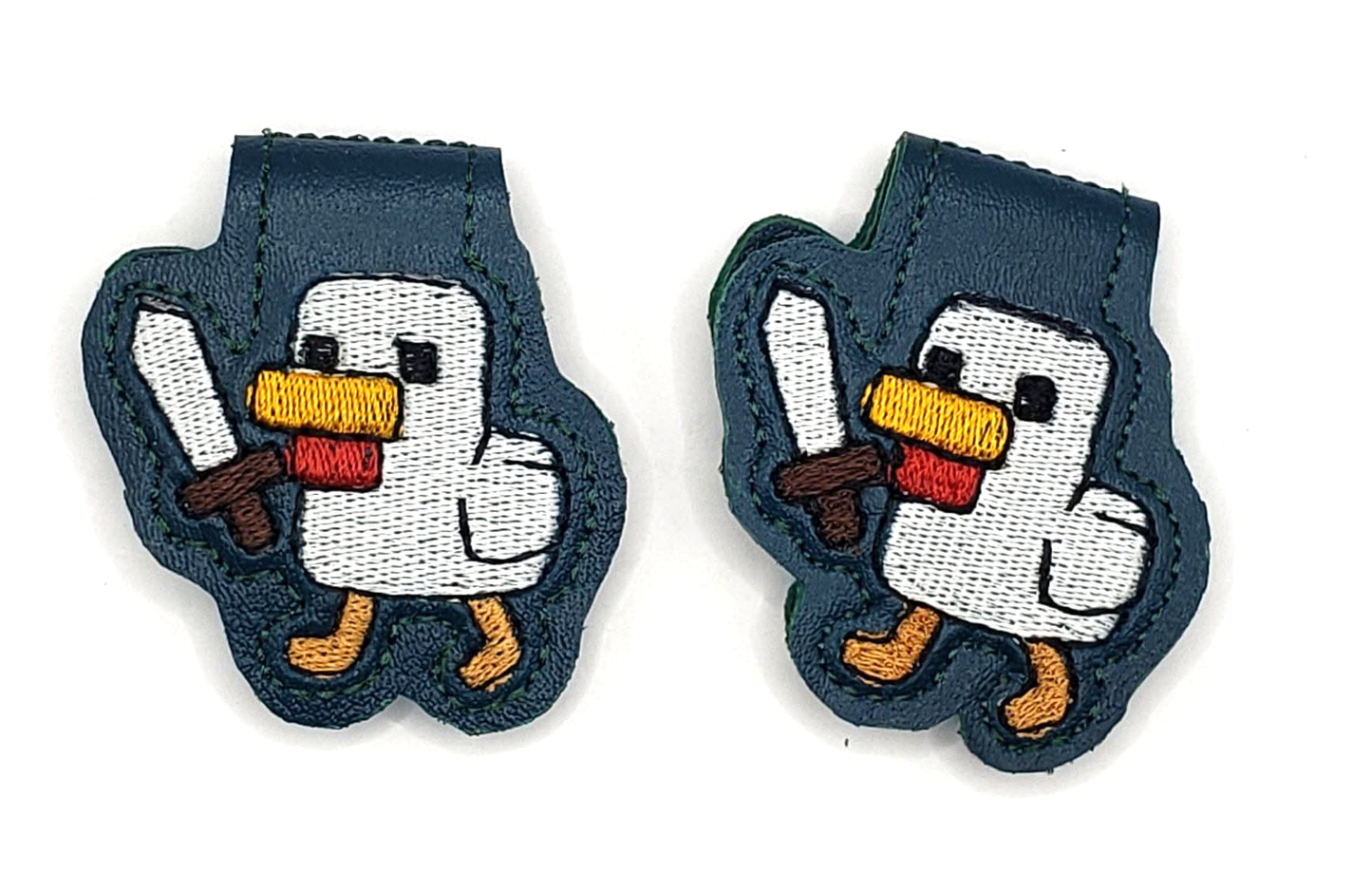 Minecraft Duck  Magnetic Bookmark- Dark Green