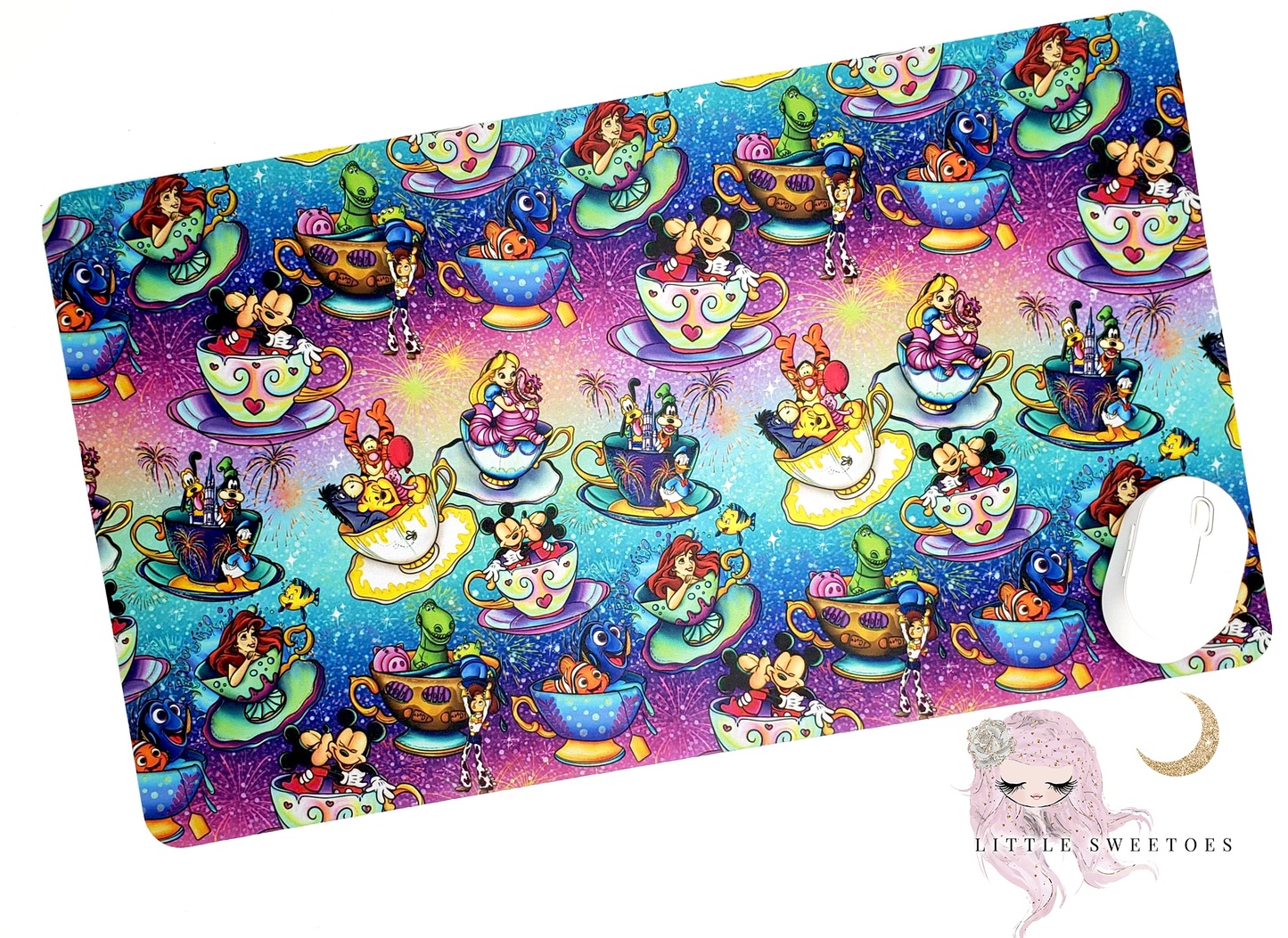 Cups -  Large Desk MousePad