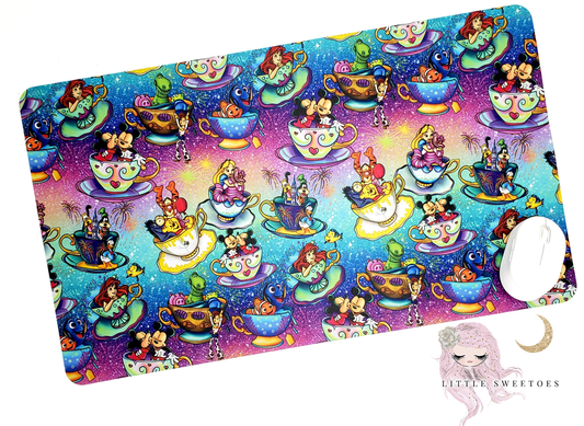 Cups -  Large Desk MousePad