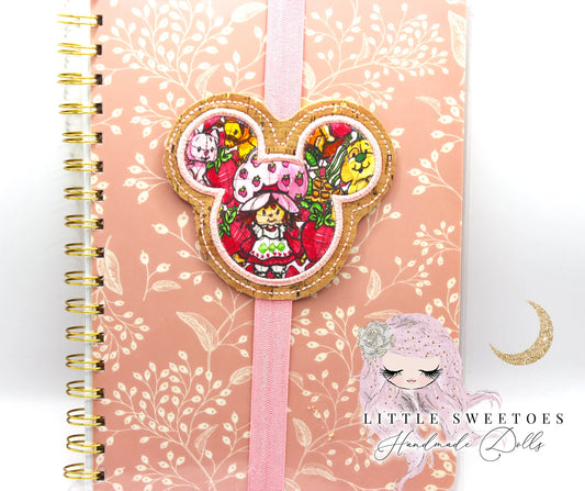 Strawberry Girl Bookmark/  Planner Band