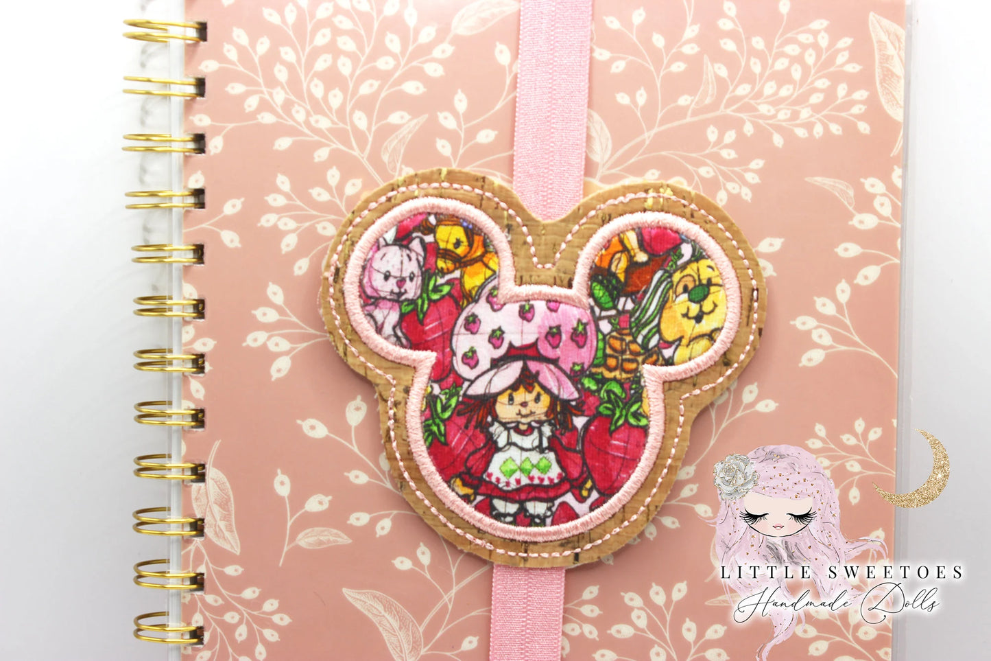 Strawberry Girl Bookmark/  Planner Band